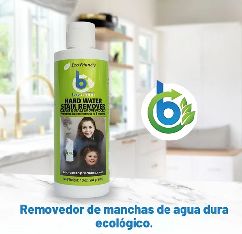 Vista 2 de Bio-Clean Products Removedor de manchas de agua dura, 10 onzas líquidas (paquete de 1), verde, 10 onzas