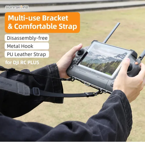 Vista 2 de Anbee Control remoto RC PLUS Cordón manos libres con hebilla de gancho de aleación de aluminio resistente compatible con DJI Inspire 3 / AGRAS T20P