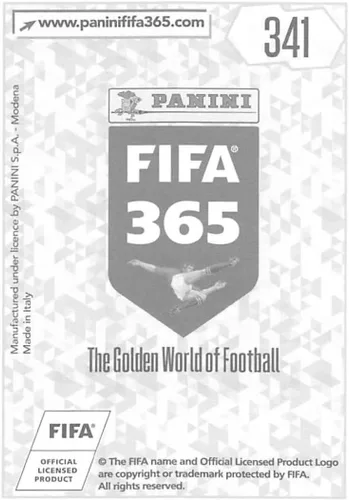 Vista 2 de Pegatinas de fútbol Panini FIFA 365 2017-18 #341 Paulo Dybala Juventus oficial más pequeño que una tarjeta de intercambio en estado crudo