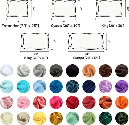 Vista 5 de NTBAY Juego de fundas de almohada estándar, paquete de 2 fundas de almohada de microfibra cepillada de 20 x 26 pulgadas, suaves, sin arrugas Aqua
