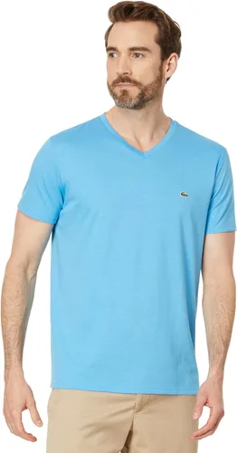 Vista 12 de Lacoste TH6710 - Camiseta de manga corta con cuello en V para hombre Marrón