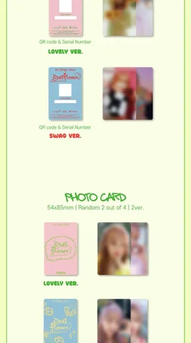 Vista 2 de DREAMUS WEKI MEKI Choi YooJung Girasol 1er Single Album Plataforma Versión Tarjetero+álbum de tarjeta fotográfica de PVC+Photocard+Folleto