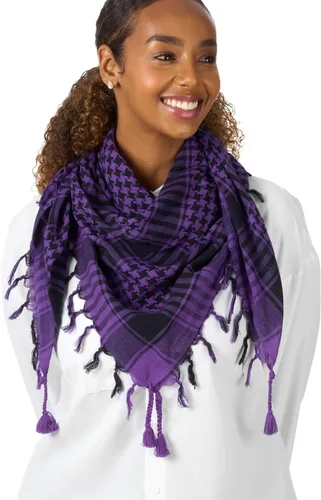 Vista 60 de LOVARZI Shemagh Cottons Arab Keffiyeh - Bufanda militar táctica para cabeza y cuello