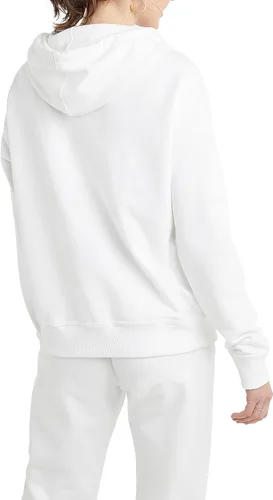 Vista 2 de Champion Sudadera con capucha para mujer, Powerblend, forro polar, cómoda sudadera con capucha para mujer (talla extra grande), campeón