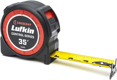 Vista 16 de Crescent Lufkin L1025CD - Cinta métrica para ingenieros con revestimiento amarillo, 1-3/16 x 25 pies