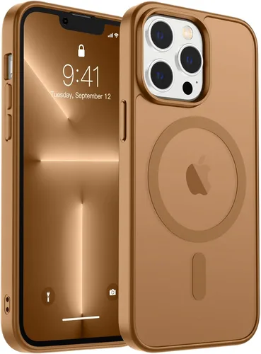 Vista 206 de zapica Funda magnética para iPhone Air, con protector de pantalla de vidrio templado, compatible con MagSafe, translúcida mate, a prueba de golpes