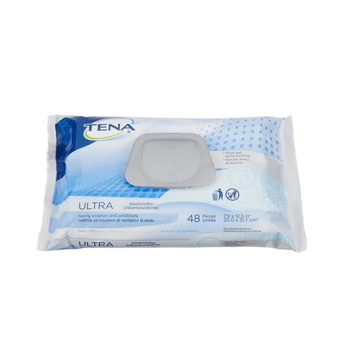 Vista 5 de TENA ProSkin 65720 - Toallitas limpiadoras ultra personales, 7-9/10 x 12.5, 1 paquete de 48 toallitas