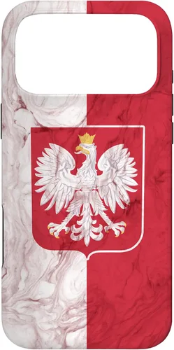 Vista 22 de Poland Flag and Elegant Background - Polish Pride Case for iPhone 17