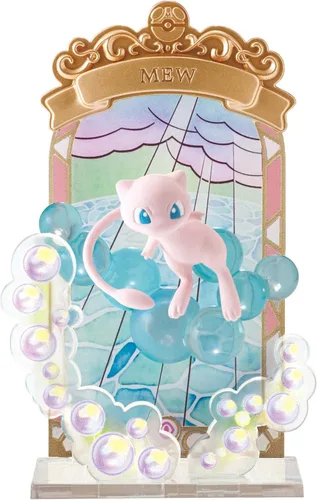 Vista 3 de Pokemon Stained Glass Collection Full Complete 6 piezas Candy Toy & Gum (monstruo de bolsillo)