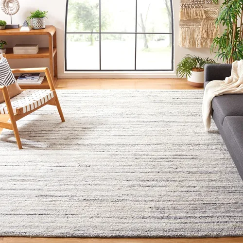 Vista 18 de SAFAVIEH Casablanca Shag Collection - Alfombra decorativa, 2 pies 3 pulgadas x 5 pies, turquesa y marfil, lana maciza hecha a mano, ideal para sala