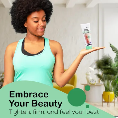 Vista 2 de Reshape+ Gel anticelulítico para tensar la piel, crema reafirmante para estrías, 8 onzas líquidas (paquete de 2)
