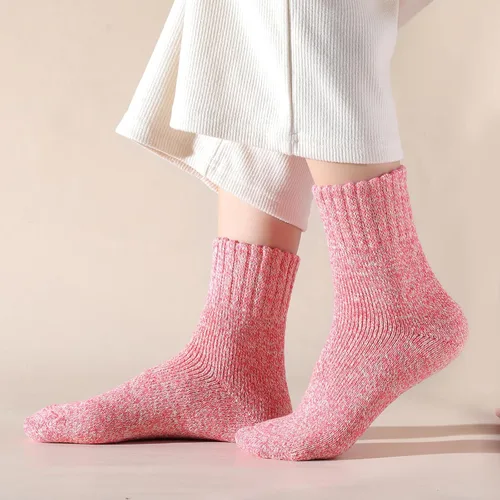 Vista 6 de Wool Socks for Women - Womens Wool Socks Winter Socks for men Warm Thick Knit Wool Soft Vintage Casual Crew Socks