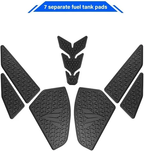 Vista 4 de Adhesivo para almohadilla de tanque para motocicleta Yam & aha MT-03 MT-25 2020-2022 Almohadilla lateral antideslizante para tanque antiarañazos