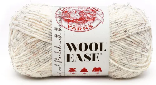 Vista 52 de Lion Brand Yarn, Wool-Ease - Ovillo de punto y ganchillo color rosa, 1