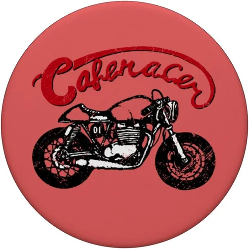 Vista 3 de Cafe Racer Biker Men Women Adult Teens Boys Girls Kids Youth PopSockets Swappable PopGrip