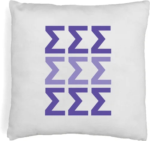 Vista 33 de sockprints Alpha Chi Omega - Funda de almohada con letras griegas de 18 x 18 pulgadas, fundas de almohada para hermandad de hermandad, almohada