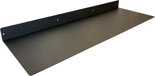 Vista 8 de Estante Flotante Lineal Hecho en EE.UU. - Acero Forjado Fabricado en EE.UU. - Estante Industrial de Metal de Servicio Pesado Montado en Pared