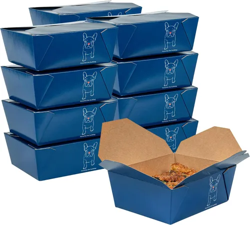 Vista 78 de Restaurantware Bio Tek - Cajas para llevar de 30 onzas, 200 loncheras para llevar, cierre de tabulación, resistentes al calor, desechables, de papel