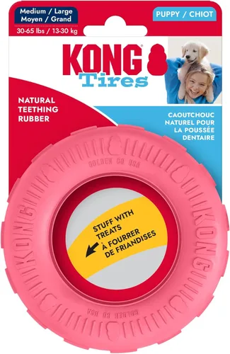 Vista 10 de Neumáticos para cachorro KONG , L, Colors Vary Surtido