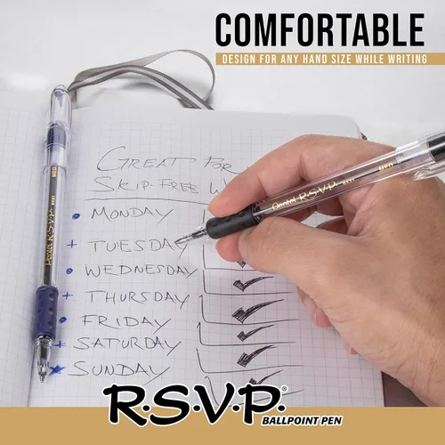Vista 3 de Pentel - Bolígrafo RSVP, Negro
