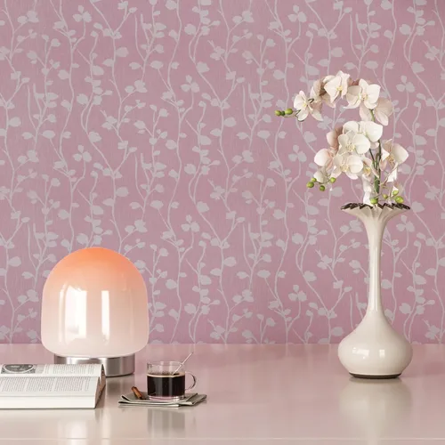 Vista 3 de CRE8TIVE Papel tapiz rosa claro para despegar y pegar, papel de contacto rosa sedoso en relieve para armarios, cajones, 12 x 80 pulgadas, hojas