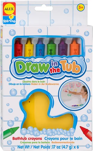 Vista 3 de Alex Rub a Dub Draw in the Tub Bath Crayons Kids Bath Crayons