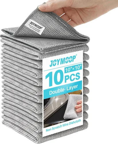Vista 23 de JOYMOOP Esponja de cocina de dibujos animados, esponjas de celulosa para limpieza, esponjas antiarañazos para lavar platos, esponja reutilizable