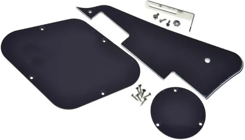 Vista 13 de KAISH Abalone Pearl LP - Placa trasera para guitarra con soporte de níquel de acero y tornillos de montaje para EE. UU