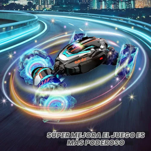 Vista 7 de Coche de Control Remoto, Coche de Acrobacias RC con Detección de Gestos, 4WD Transformable Fuera de Carretera para Girar, Coches RC de 2.4Ghz
