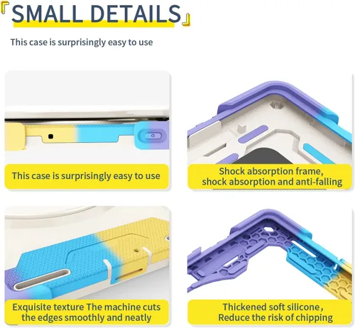 Vista 2 de Funda para niños a prueba de golpes para Xiaomi Mi Pad 5/MiPad 5 Pro de 11 pulgadas 2021, funda protectora completa resistente a prueba de golpes
