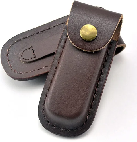 Vista 5 de Funda multiherramienta, Funda de cuero para cuchillos multiherramientas, estuche de bolsillo para cinturón, Funda para cinturón de bolsillo, Funda