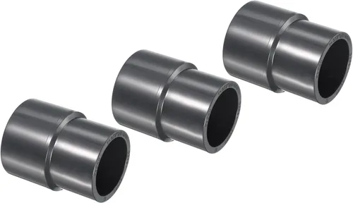 Vista 30 de PATIKIL UPVC Reductor de tubería de montaje de 1-1/2 "x 1" Socket Schedule 80, conector adaptador de acoplamiento recto, gris