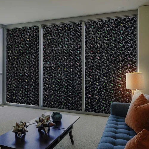 Vista 7 de Windimiley Película de Privacidad para Ventana con Bloqueo Total, Película de Ventana de Vidrio Manchado Control de Calor UV, Película Decorativa