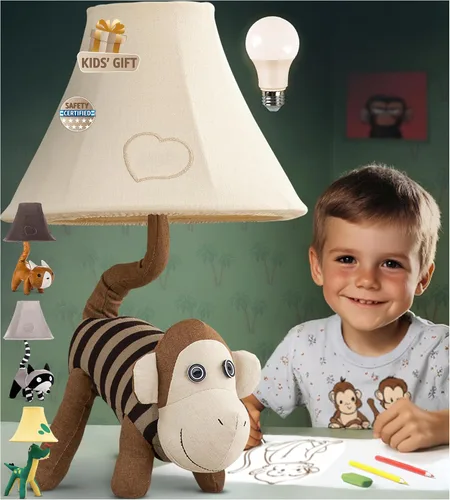 Vista 20 de Lámpara infantil de dinosaurio para dormitorio de niños, 27 pulgadas, lámpara de niños para habitación de niños, bonitos regalos de Navidad, regalos