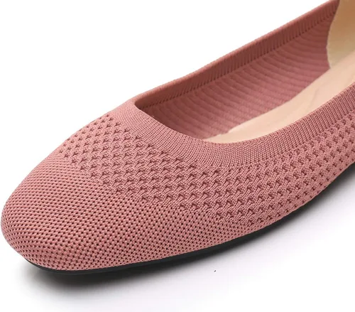 Vista 6 de VenusCelia Zapato plano de punto flexible para mujer