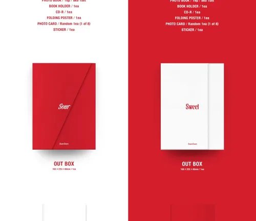 Vista 2 de GOT7 BamBam Sour & Sweet 1er álbum plegable póster en paquete+Lyricsbook+Photobook+Book Holder+Photocard+Pegatina+Seguimiento sellado aleatorio
