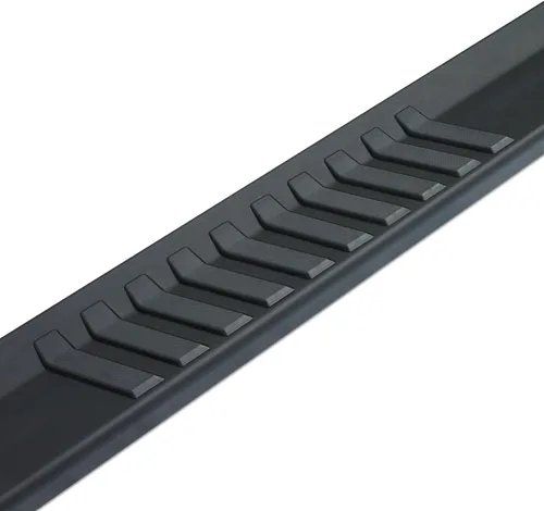Vista 2 de Raptor Series Estribos escalones de 6 pulgadas estilo OEM aluminio negro compatible con Super Cab 15-26 F-150 17-26 F-260/F-350 Super Duty