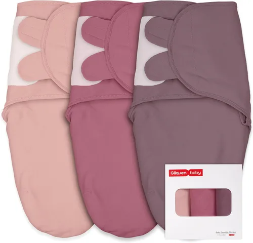 Vista 31 de GLLQUEN BABY Sacos de Dormir Envolventes Orgánicos para Recién Nacidos - Envolturas para Bebés de 0-3 Meses, Paquete de 3 Sacos Envolventes