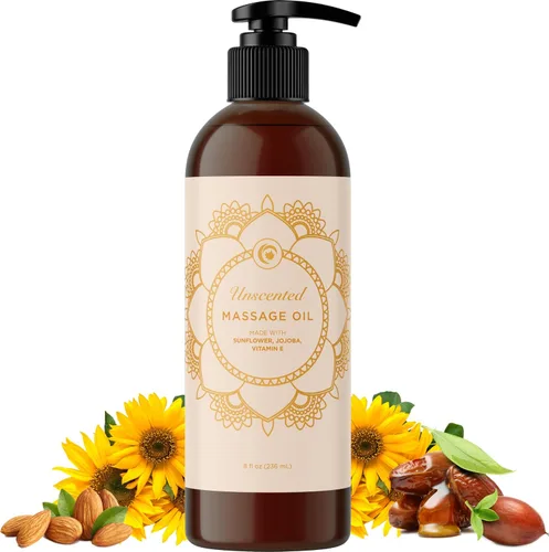 Vista 12 de Aceite natural hipoalergénico para terapia en la piel, masaje sensual con aceite puro de lavanda para hombres y mujeres, 8 onzas