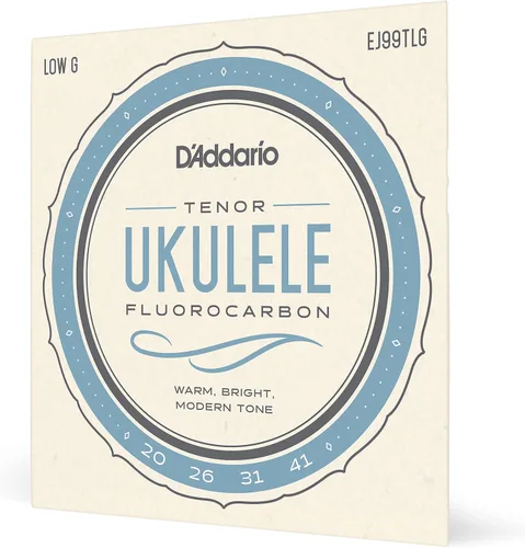 Vista 21 de D'Addario - Juego de cuerdas para ukelele barítono, fluorocarbono, EJ99B, 4 cuerdas, paquete de 1