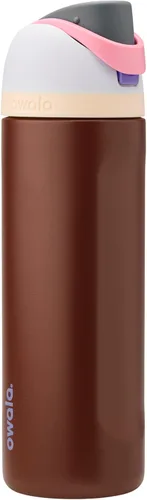 Vista 70 de Owala FreeSip - Acero inoxidable - 32 oz - Morado/Azul (pistas de esquí de los años 80)