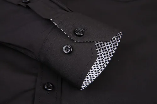 Vista 4 de Alex Vando - Camisa de vestir de bambú para hombre, elástica, de ajuste regular y libre de arrugas