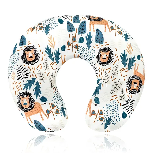 Vista 9 de SWESEN Fundas de almohada de lactancia, funda de lactancia ultra suave para almohadas de lactancia, funda de almohada elástica para bebés y niños