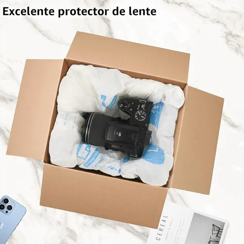 Vista 4 de 4 piezas de 14x16 pulgadas de espuma expandible para empaquetado de componentes de PC y objetos de valor, material de amortiguación autoformante