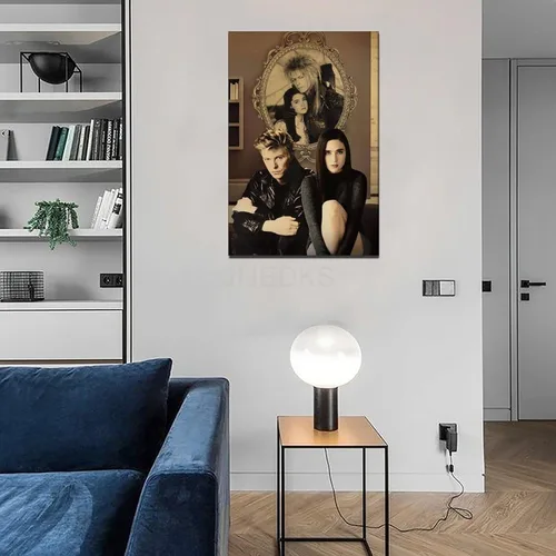 Vista 3 de Póster de la película de fantasía Laberinto de los años 80, Bowie, David y Jennifer Connelly Pintura decorativa, lienzo de arte de pared, póster
