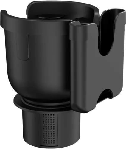Vista 6 de Cellet Expansor de portavasos ACar con base ajustable: acomoda botellas grandes de hasta 3.5 pulgadas con base ajustable y soporte para teléfono
