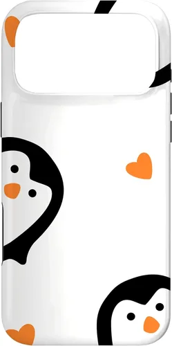 Vista 22 de Cute Penguins Hearts Phone Case for iPhone 17