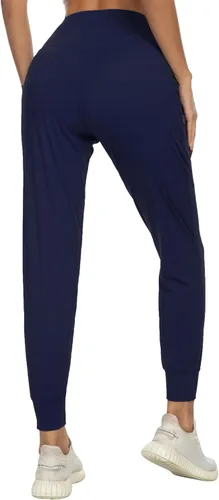 Vista 136 de Kcutteyg - Pantalones deportivos con bolsillos para mujer, diseño suave, ligero y de secado rápido, para entrenamiento, gimnasia, yoga y correr