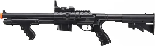 Vista 2 de M0581 Bomba de acción Airsoft escopeta con alcance y luz