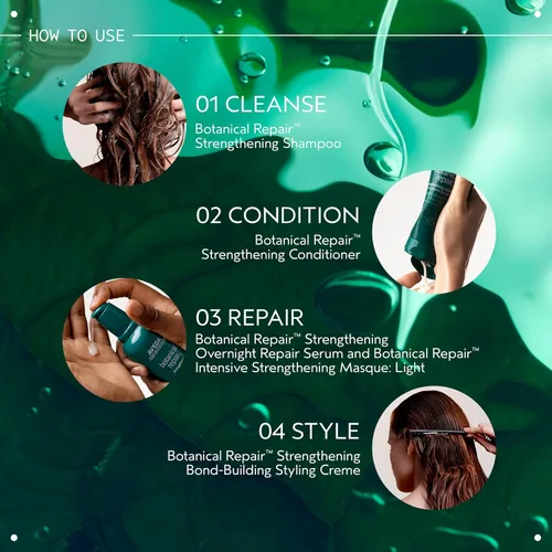 Vista 5 de Aveda Botanical Repair Strengthening Overnight Serum Bond-Building Serum Reduces the Look of Split Ends Repairs Damaged Hair With Nangai Oil